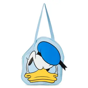 Disney Store Donald Duck Big Face Canvas Tote