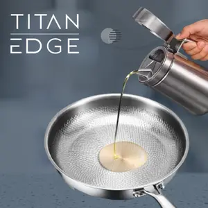 TitanChef Titanium Stainless Steel Frying Pan TitanChef Titanium Stainless Steel Frying Pan