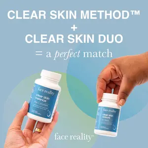 Face Reality Clear Skin Duo All Skin Types Dry Skin Oil Control Acne Acne Breakout Skincare Probiotic Restore Skin Repair