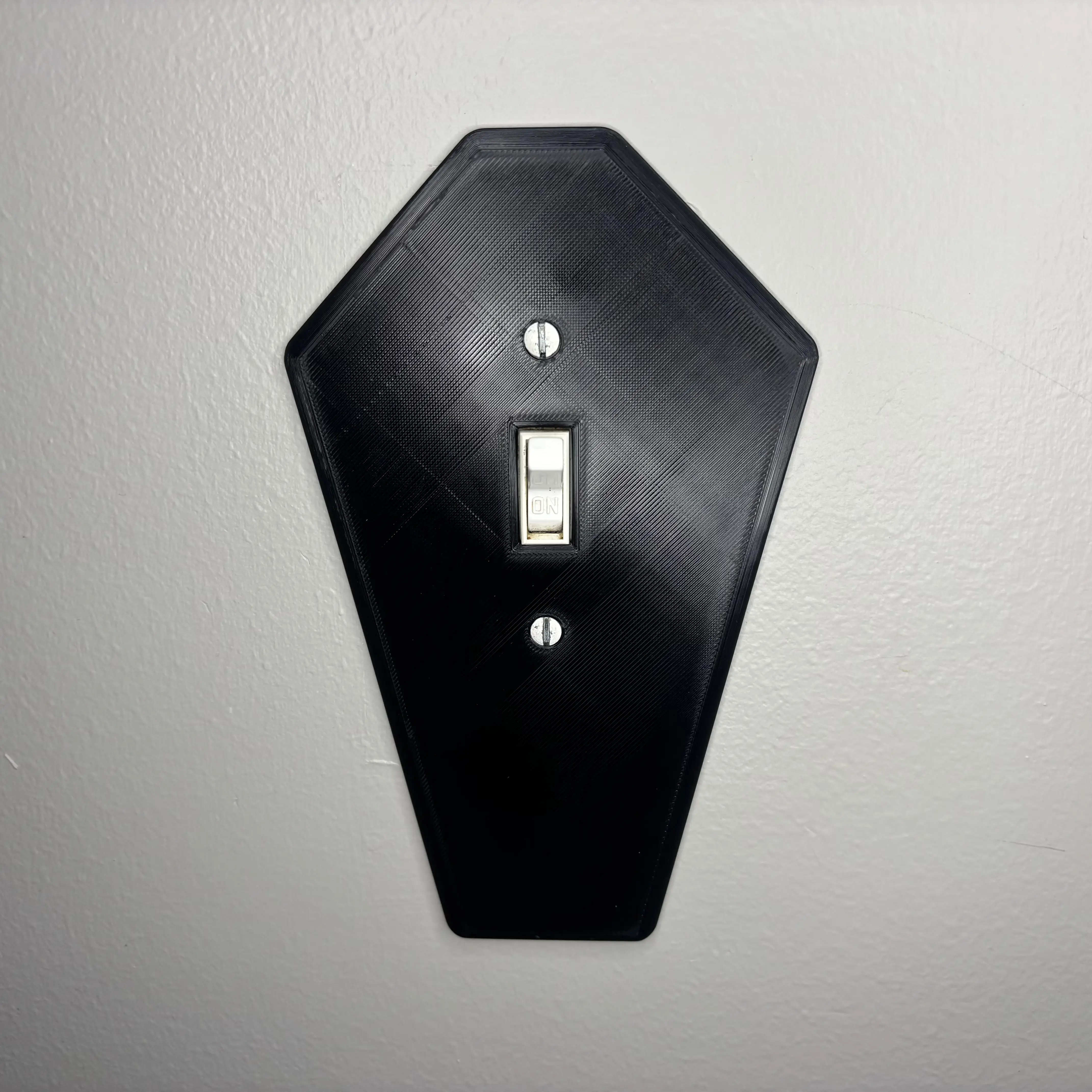 Coffin Light Switch Plate