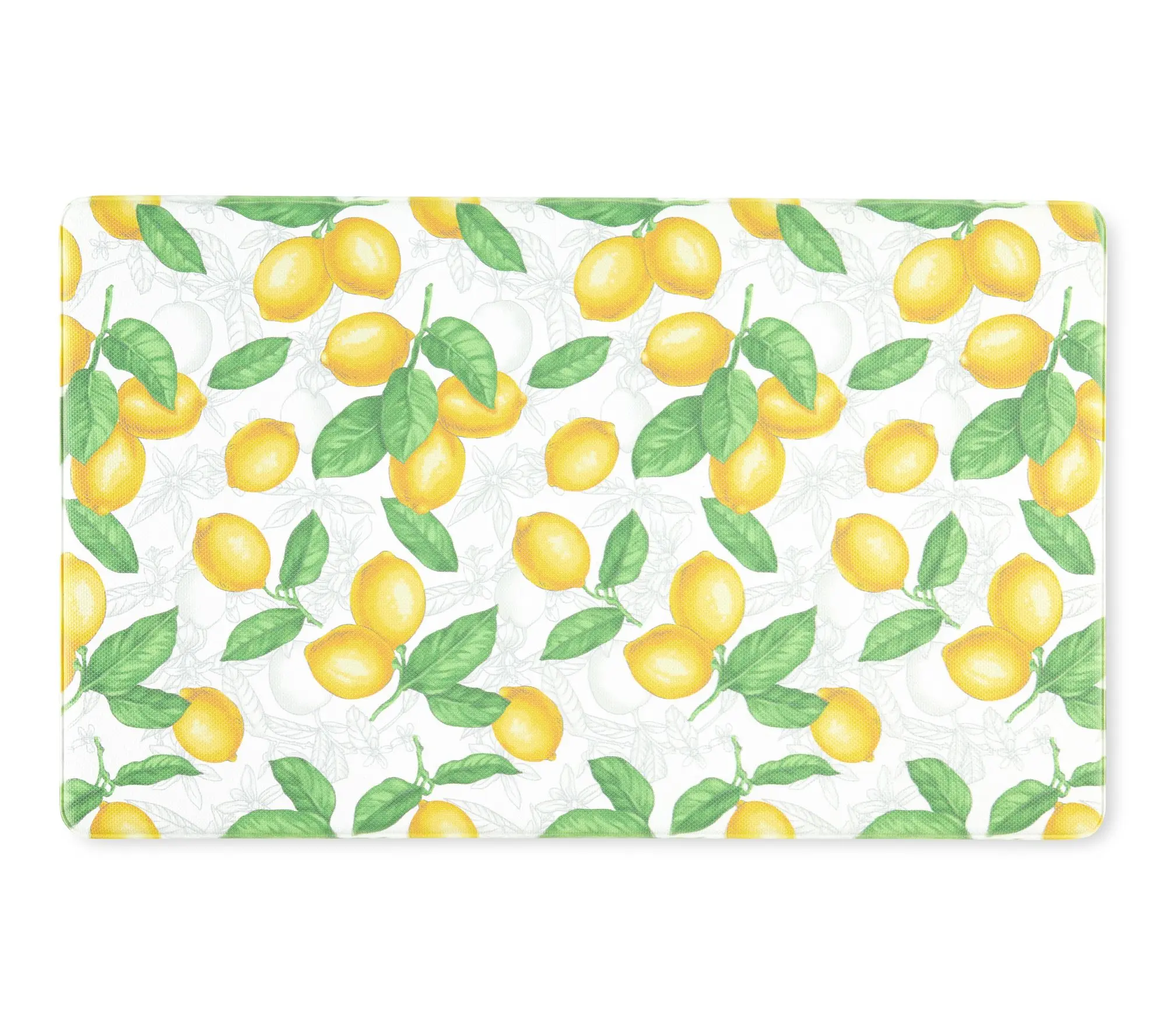 Martha Stewart Bloomfield Lots Of Lemons 18"x30" Kitchen Mat