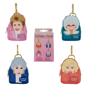 The Golden Girls Cosplay Loungefly Mystery Mini Backpack Keychain Charm Blind Bag