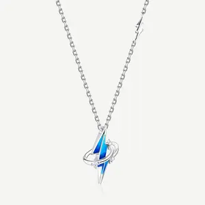 Harry Potter x FANCIME Patronus Mark Silver Necklace - Glow-in-the-Dark Design, Magical, Silver Sparkle, Star Insignia Jewelry, Magical Necklaces, Silver Sparkle Necklaces