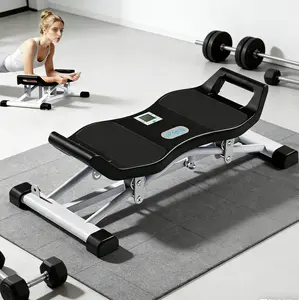Full Body Training Glider Multi Mode Fitness Smart Digital Display Silent Smooth Small Apartment Foldable Space Saving Eco Friendly Material