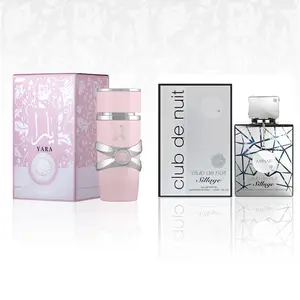 Armaf Women's Club De Nuit & Lattafa Yara pink Fragrance Set - 3.6oz Premium EDP Sprays, Rich, Elegant Daily Wear Scents
