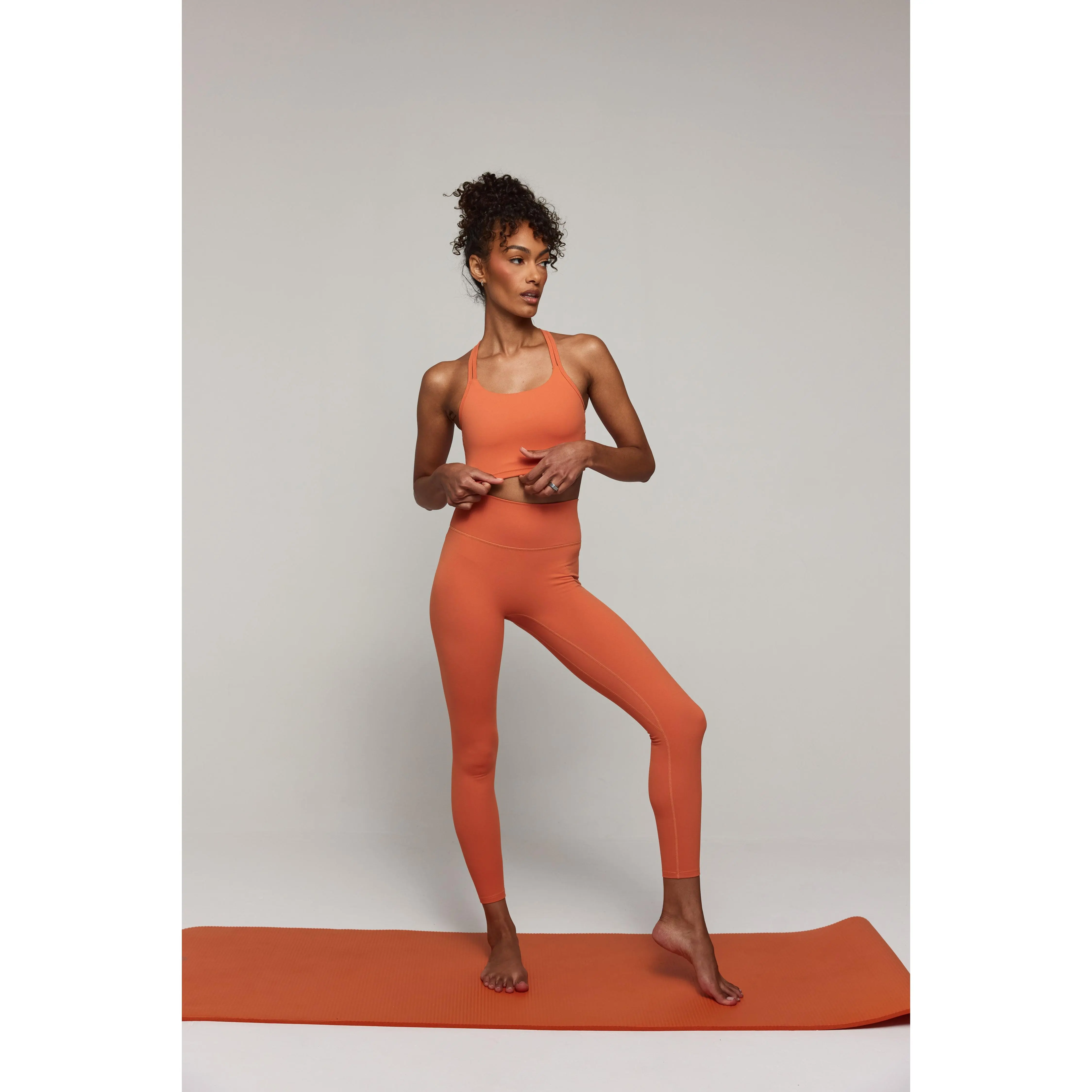 SZN Seamless High Rise Leggings - Orange