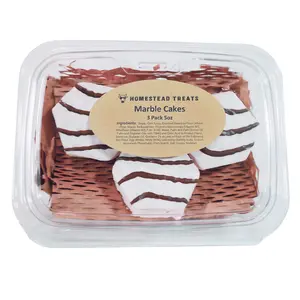 Homestead Treats SNOWMAN Cakes Freeze Dried Candy Cakes - Light, Crunchy Moist Center - Vanilla Chocolate Flavors - Perfect for Snacking - Resealable Container, Freeze-Dried Cake Snack Candie