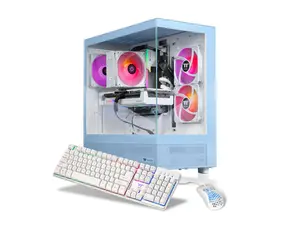 Thermaltake Gaming Desktop PC V27H-B76K-B58-LCS Intel Core i5-14400F 16GB DDR5 1TB SSD Intel Arc B580 Windows 11 Home