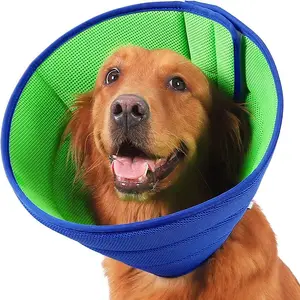 Soft Cone Collar Alternative for Medium Large Dogs, Post-Surgery Licking Prevention, Comfortable Elizabethan Collar (thickened), Functional Design