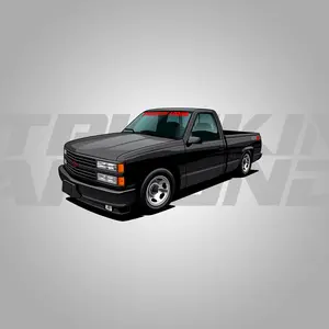 454 SS Sticker - Black Decorative Sticker for Home Decor and Ornaments