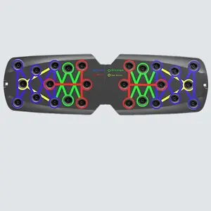 Multifunctional Push Up Trainer Board - Enhance Chest Muscle Strength Boost Home & Gym Workout Efficiency Ergonomic Design for Comfortable Exercise with Colorful Dots