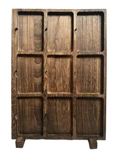 9 slot Wooden display for magnetic one touches