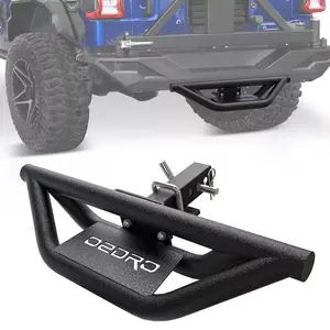 YITAMOTOR Hitch Step Replacement for Truck Vehicles with 2" Hitch Receiver Rear Bumper Guard Protector Upgraded Textured Black Hitch Step Bar