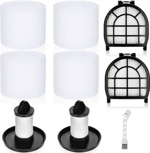 Filter Replacement for Shark LZ600 LZ601 LZ602 LZ602C APEX UpLight Lift-Away DuoClean Vacuum Cleaner, 2  HEPA & 2 Pre  Filters 4  Filters, Part # XHFFC600 & XFFLZ600