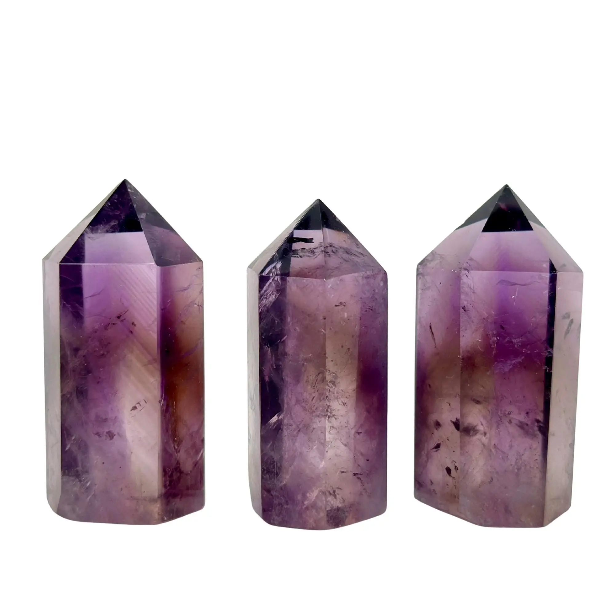 Ametrine Crystal Point (Amethyst & Citrine) Polished Ametrine Tower