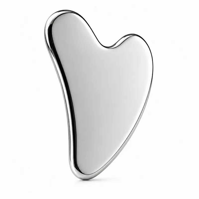 Gua Sha de Acero Inoxidable para Masaje Facial
