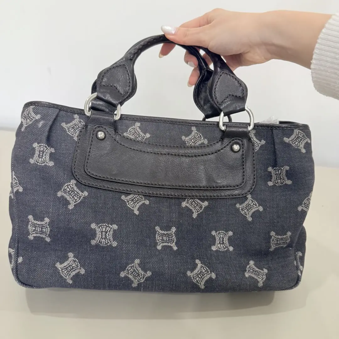 Pre-owned Celine 1 Shoulder Bags Denim Macadam Boogie MI
