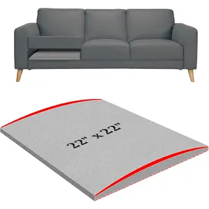 22" x 22" Couch Cushion Support for Sagging Seat, 1 count Large Size Insert Sofa Cushion Support Board for Better Lift, 45D High-Density  Couch Replacement for Furniture Seat Sagging Repair, Grey