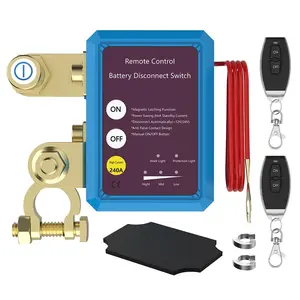 Kill Switch for Car, 12V 240A Remote Battery Disconnect Switch Car Kill Switch Anti Theft Automatic Cut/Shut Off Switch for Auto Truck Marine RV ATV Boat