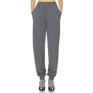 Helsa Kerstin Knit Jogger in Medium Heather Grey