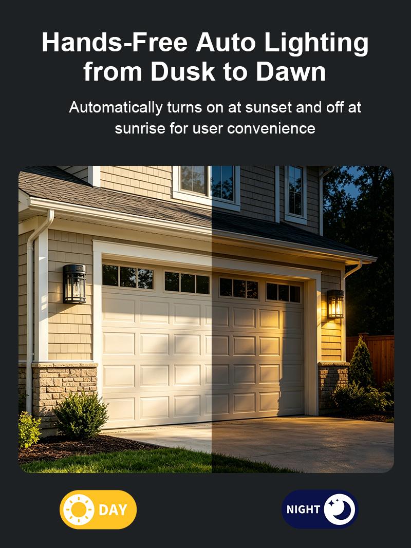 Outdoor Porch Light Security Camera, 2K HD Live View Wi-Fi Human Detection, Pan & Tilt, Two-Way Talk, Cloud/SD Storage, Waterproof, Built in Dusk to Dawn Outdoor Lighting, Outside Wall lamp For House Garage Front Door, Works with TUYA