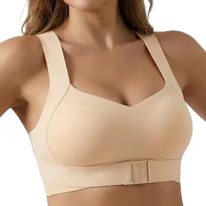 Posture Corrector Bra,2-in-1- SupportiveShapewear for Back Pain Relief & ShoulderSupport for WomenUnderwearSeamless,Adjustable Support forBack& Shoulders ,impact sport bra