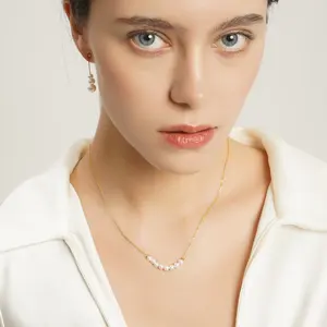 Smile Fresh P Chain Necklance/Earrings Elegant Hight Quality