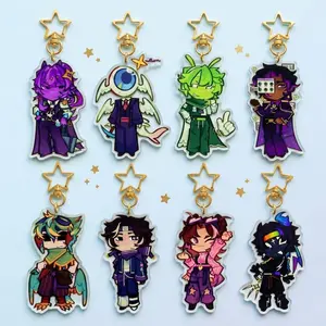Unstable Universe MCYT Yt Translucent Acrylic Keychain, YT portable universe & lifesteal smp acrylic keychains perfect For Bags, Keys, Or Gifts