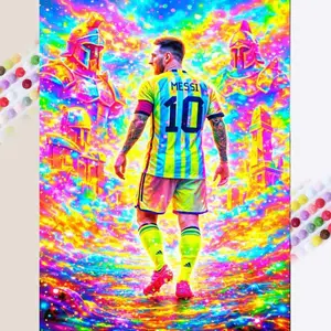 1 set of DIY diamond painting kit, 5D diamond art set, Diamond Art Tools, DIY decorations football, knight, rainbow. Mosaic, diamond art, DIY art home decor.