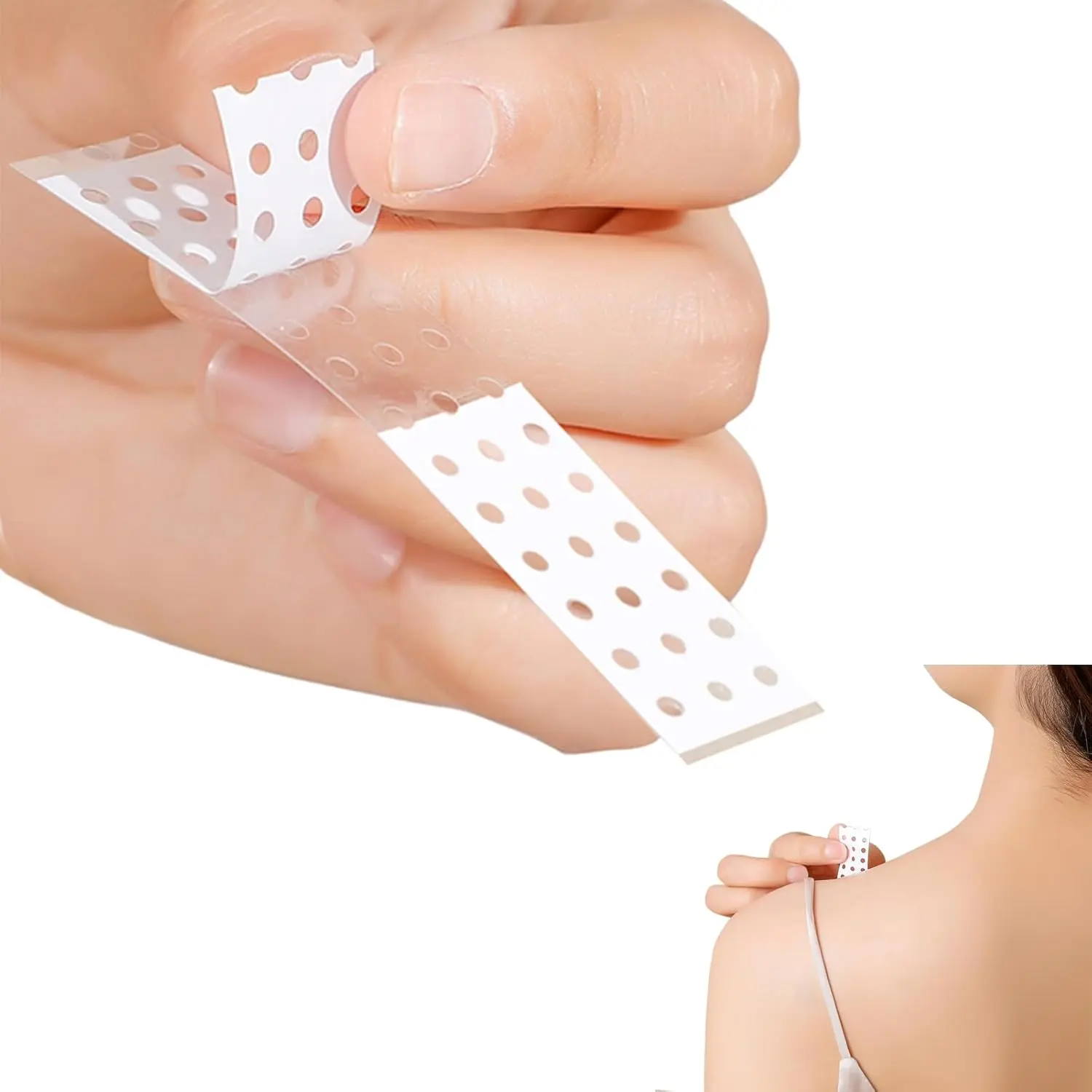 AITOLY Double-Sided Fashion Tape for Garments, Hemlines and Necklines, Dress Tape for Closet Malfunctions, Skin-Friendly and Non-Irritating, Two Models (20Pc) Generic