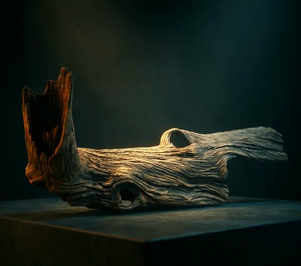 Organic Driftwood Wall Sculpture