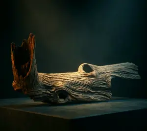 Organic Driftwood Wall Sculpture