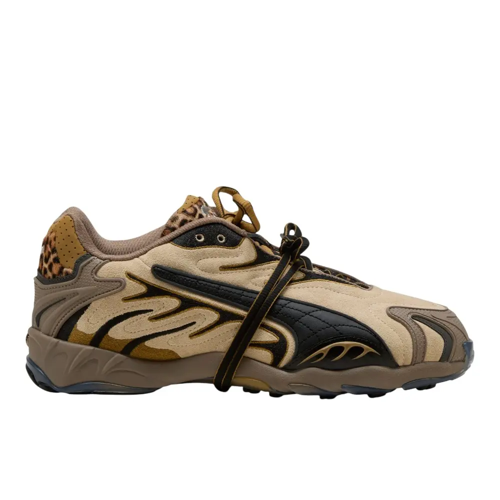 PUMA Mens X Inhale Leopard Lace Up Sneakers Shoes Casual - Beige PUMA Mens X Inhale Leopard Lace Up Sneakers Shoes Casual - Beige