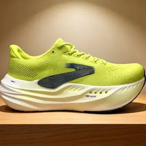 Breathable Blue Orange Road Running Shoes Lightweight Cushioning Athletic Sneakers Comfortable Daily Training Jogging Shoes