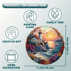 Sunset-Seaside Wooden Jigsaw Puzzle for Adults, Unique Animal-Shaped Pieces, Stress Relief Toy, DIY Leisure Game, Perfect Gift, Wooden Puzzles