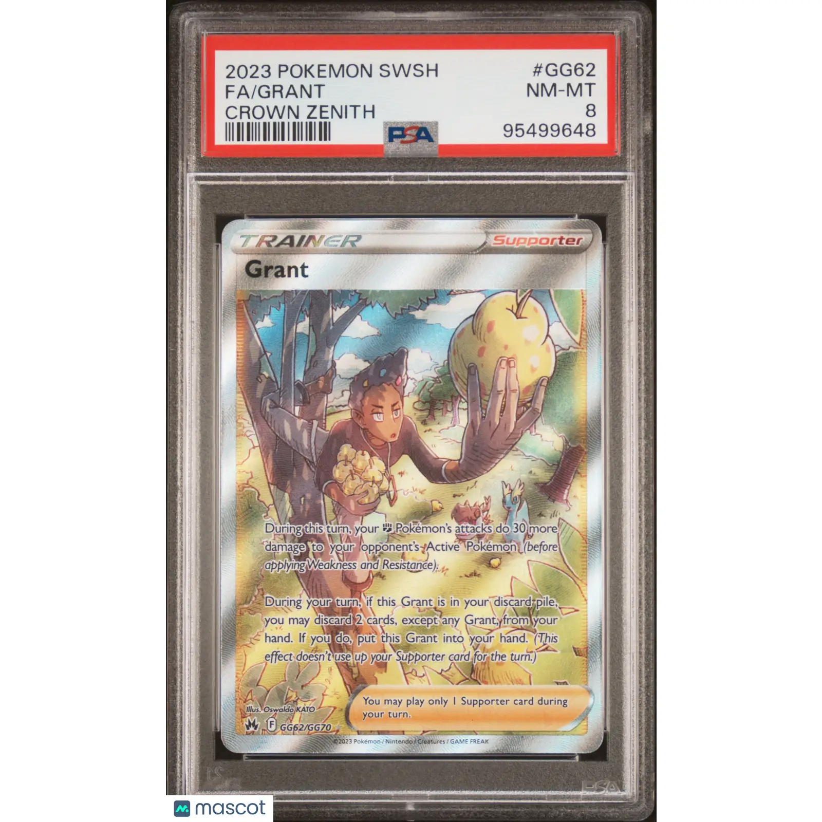 PSA 2023 PokéMon FA/Grant #GG62 8 2023 Pokemon Sword And Shield Crown Zenith