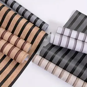 Self-Adhesive Ultra-Thick Wood Grain Wallpaper Roll, Vintage Style TV Background Wall Decor, DIY Ceiling & Partition, Bedroom Bathroom Office Use, Decorative Wallpaper
