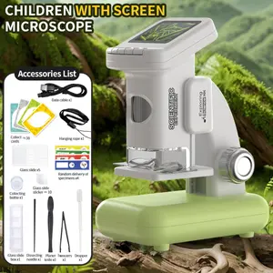 New Microscope 2026, Electronic Microscope, Digital Microscope, Science Exploration, HD, Seven Color Conversion, Includes Lithium Battery