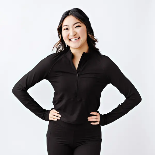 EBW FIT Half Zip Fitted Pullover