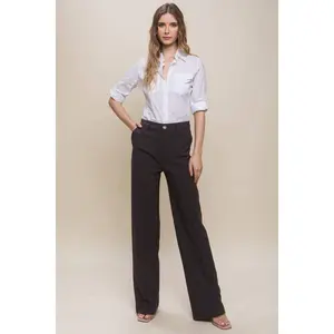 Straight Leg Blazer Pants