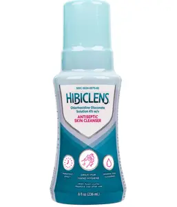 Hibiclens – Antimicrobial and Antiseptic Soap and Skin Cleanser – 8 oz with Foaming Pump – for Home and Hospital – 4% CHG