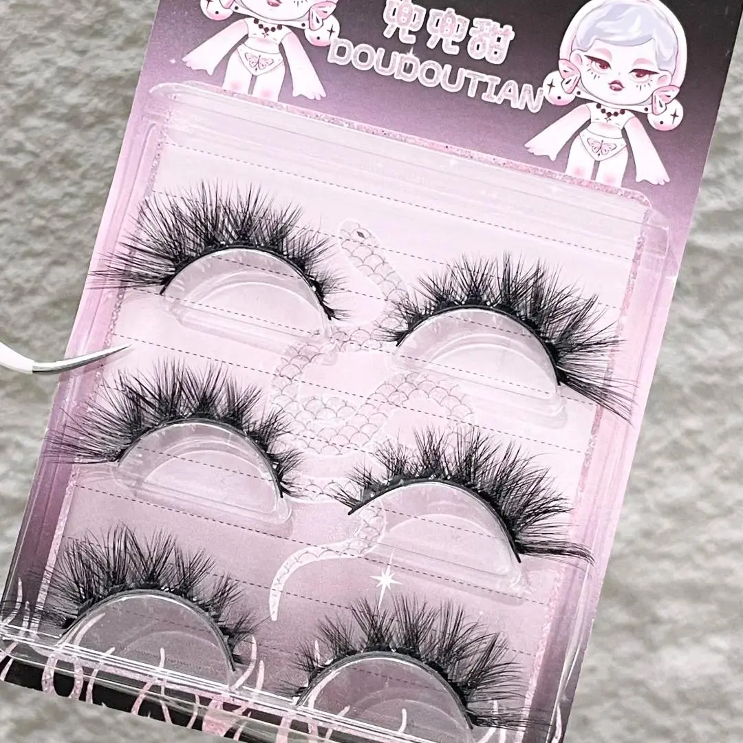 Lazy-Girl One-Strip Lash: On in 3 Seconds, Even Beginners Can Slay  Natural Cat-Eye × Manga Volume × Soft Hybrid — 3-Pair Set for Every Makeup Mood  Feather-Soft Mink Velvet, Zero Prickle, All-Day Comfort — Stays Perfect Through Dance & Tears!