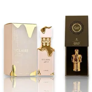 Lattafa | Eclaire + Maitha Concentrated Oil | 2 - Piece Multi Pack Fragrance Set by Lattafa | 100 ML | 3.4 FL. OZ Elegant Floral Scents
