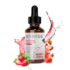 MYMYDE-NMN Riboside NAD+ Drops 1200mg with Resveratrol, Anti-Aging Skin Support & Energy Supplement Viral TikTok Supplement
