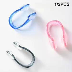 Swimming Nose Clip, Natation Accessories, Training Clamp, Diving Supplies, Prevents Nasal Congestion, Chokes Underwater, 1/2pcs