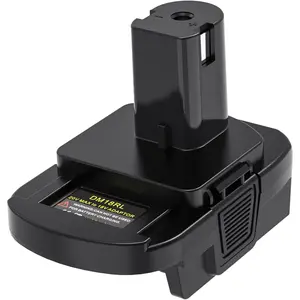 Battery Adapter Compatible with DeWalt 18V/20V & Compatible with Milwaukee 18V to Work for Ryobi One+ 18V Tools DM18RL (No USB Port)