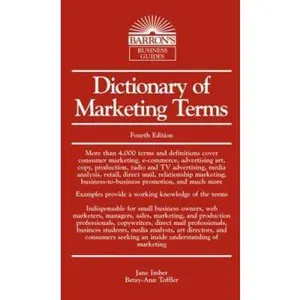 USED-Dictionary of Marketing Terms by Jane Imber (Vinyl Bound)