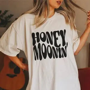 Retro Preppy Honeymoon Shirt, Gift for Newlywed, Honeymoon T Shirt Dress, Wedding gift, Gift for Couples Honeymoon, Honeymooning