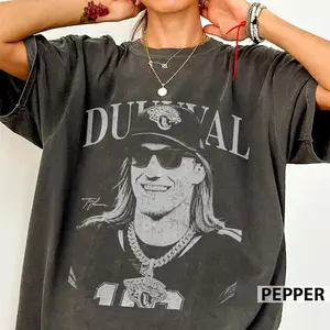 Duuuval Trevor Lawrence Football Vintage Comfort Colors Shirt