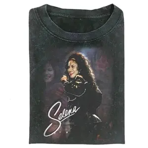 Selena Vintage 90's Graphic Unisex Shirt, Selena Tribute Tee, Music Tee Gift For Fan, Gift for Him Her Womenswear Tops